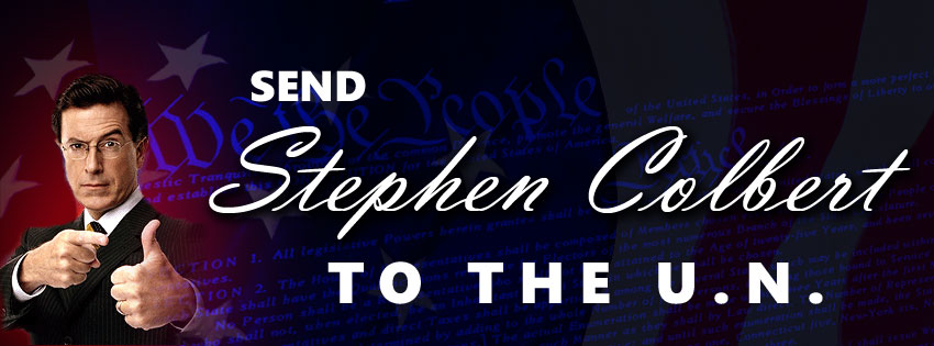 Send Colbert to the United Nations